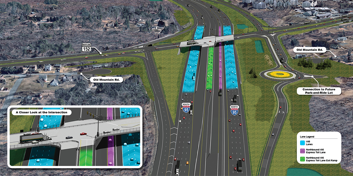 道 Reconstruction of the Interchange at I-95 and MD 152 | MDTA